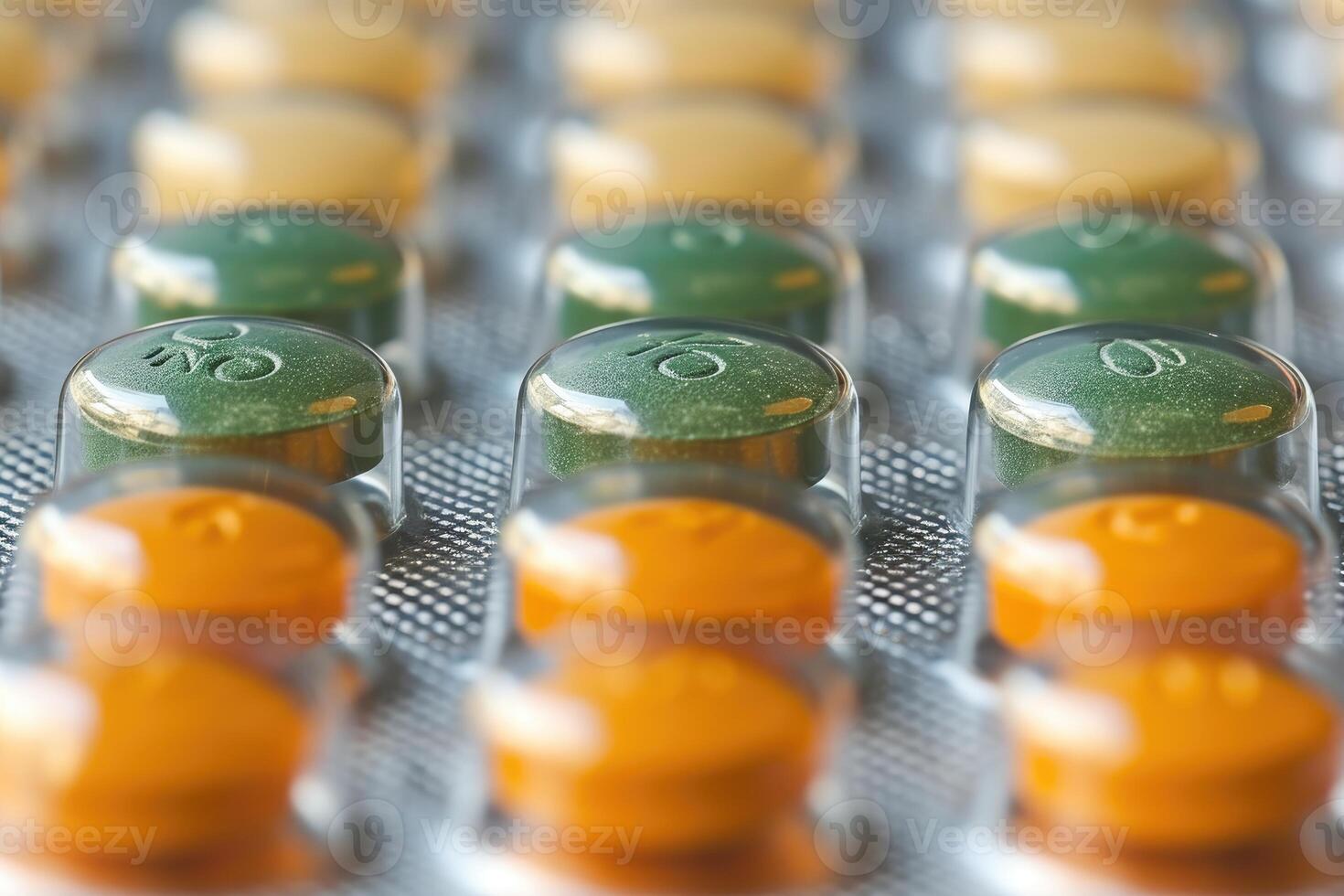 AI generated drugs or medicines design professional photography photo