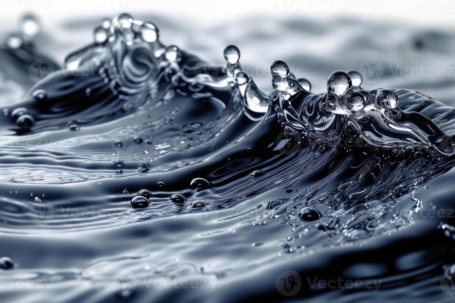 AI generated Splash Fresh Drop In Water professional photography photo