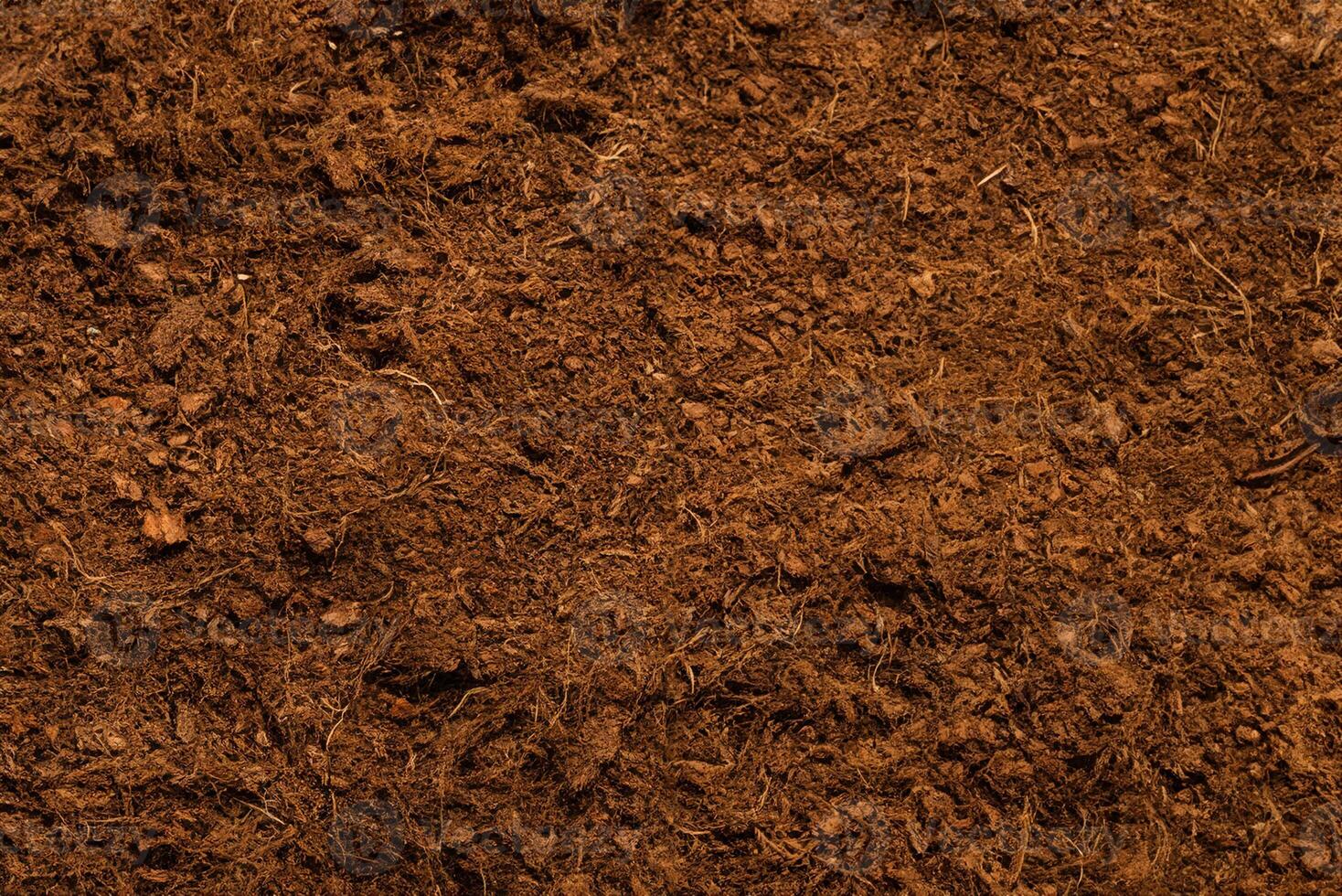 Coconut substrate background. photo