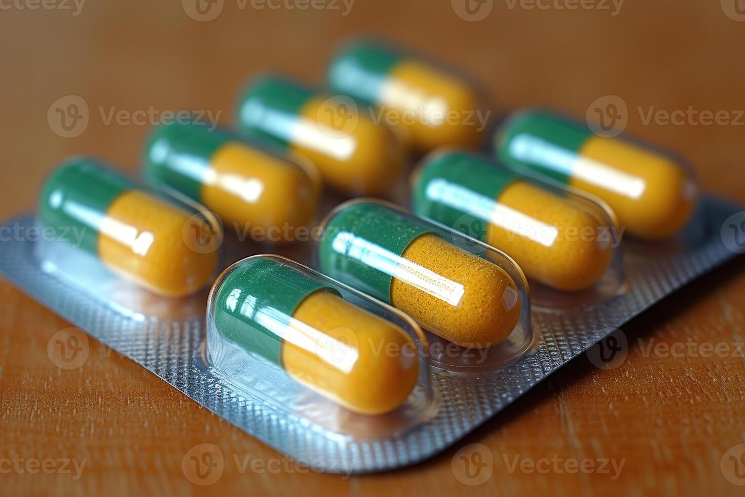 AI generated drugs or medicines design professional photography photo