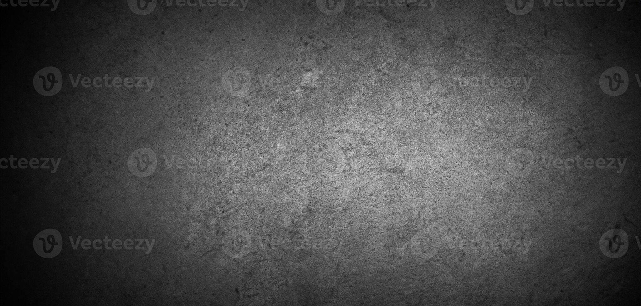Old wall texture cement dark black gray  background abstract grey color design are light with white gradient background. photo