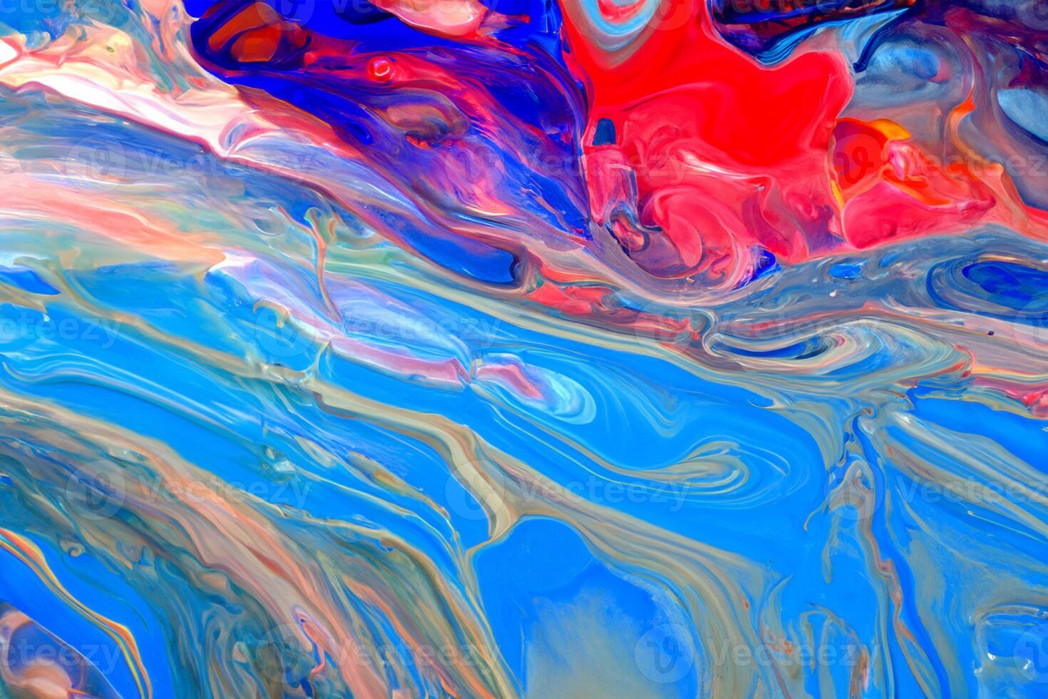 Acrylic paint pouring background, Luxury colors. photo