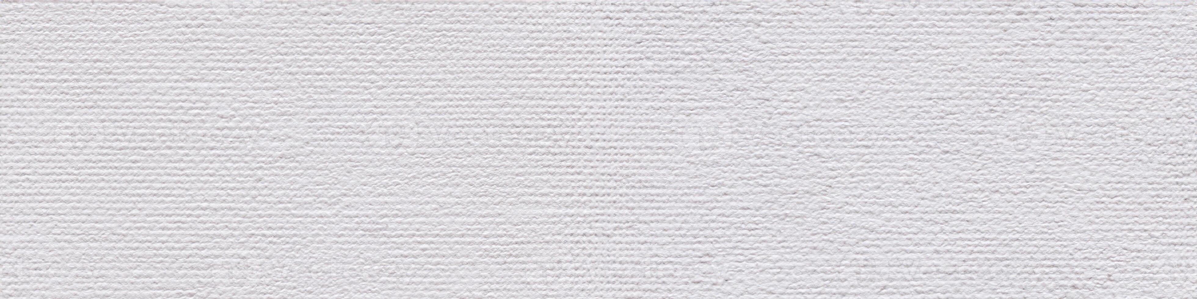 Classic white acrylic canvas background as part of your creative work. Seamless panoramic texture. photo