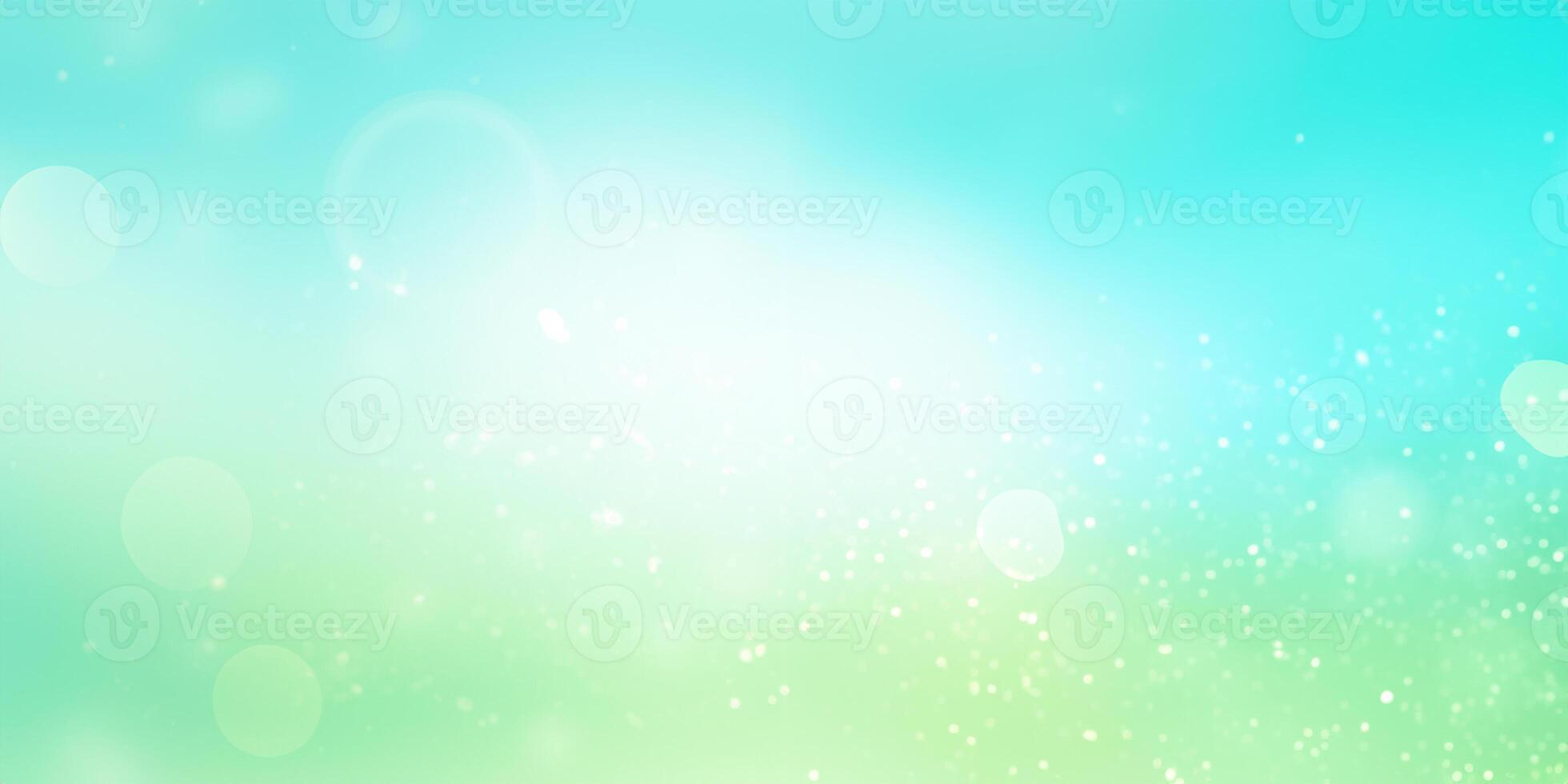 Colorfull abstract green yellow blue background. Light bokeh for eco friendly wallpaper or your design ideas. photo