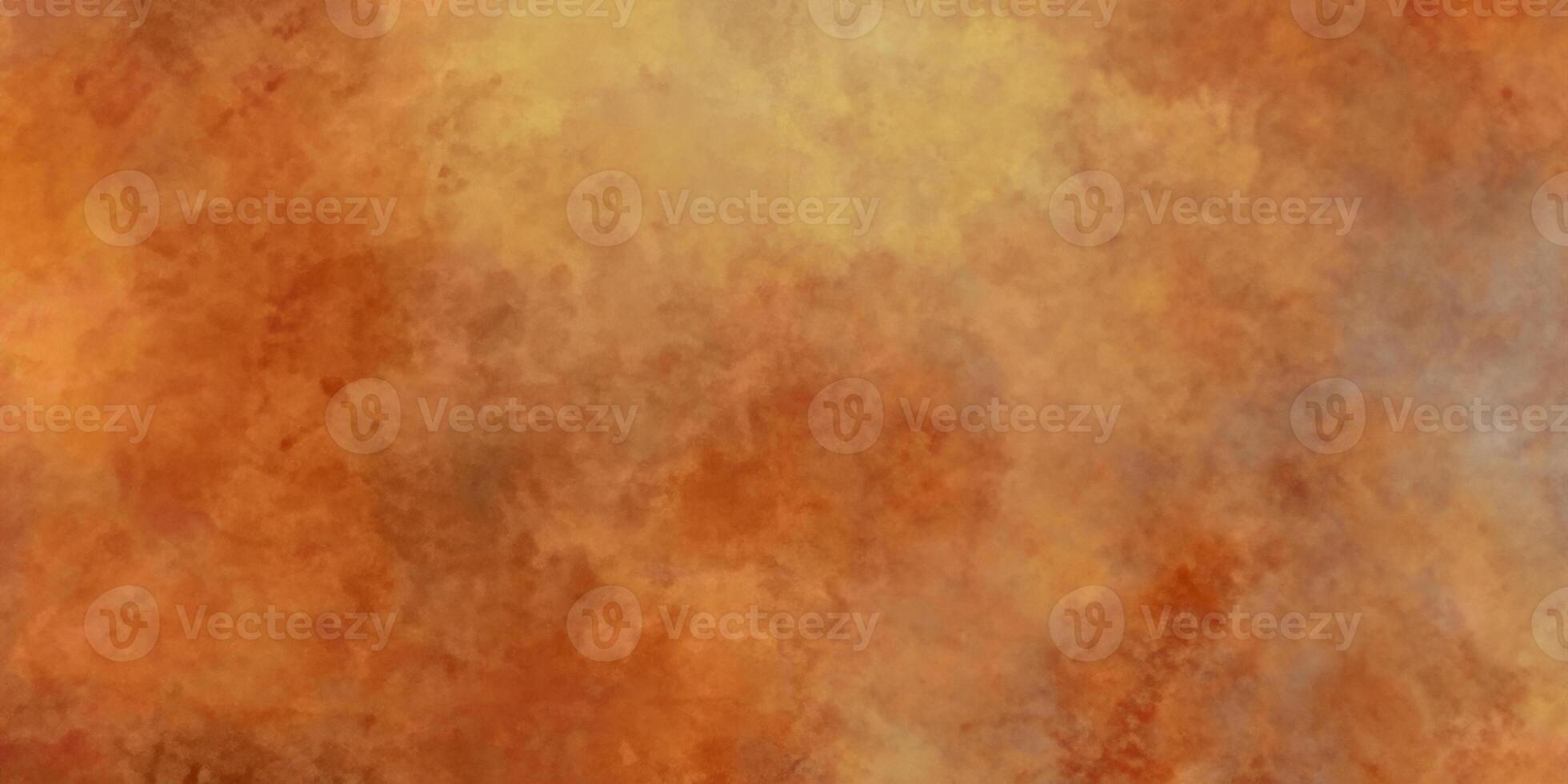 an abstract painting of orange and brown colors photo