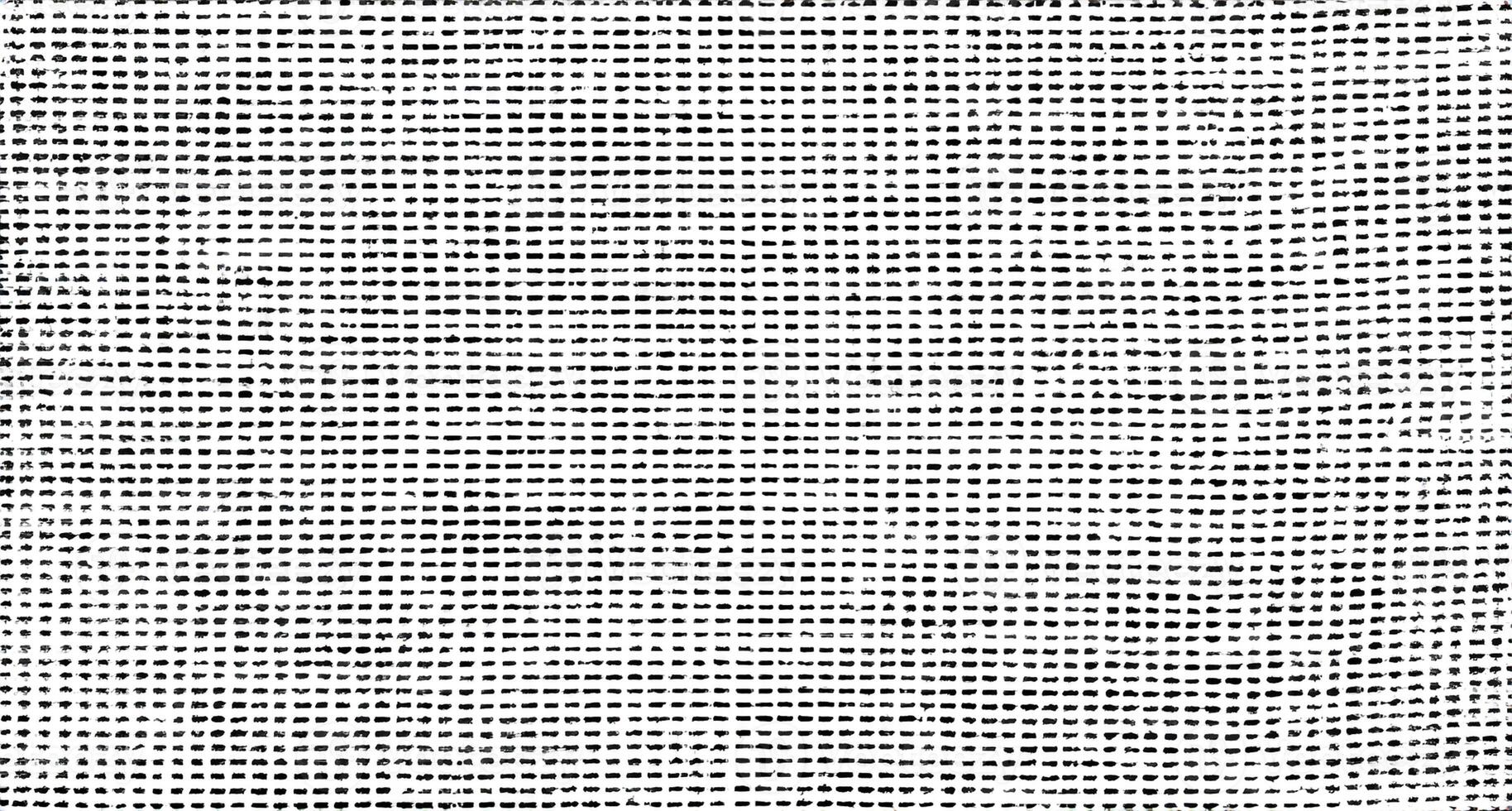 fabric texture. Distressed texture of weaving fabric. Grunge background. Abstract halftone illustration. Overlay to create interesting effect and depth. Black isolated on white. photo