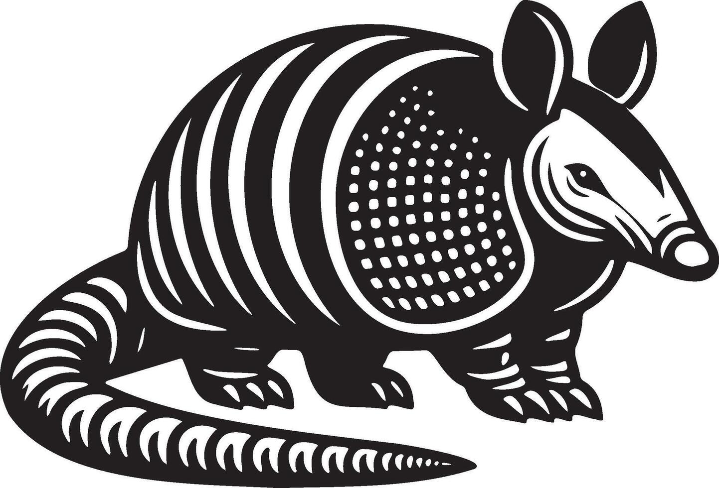 armadillo bosquejo ilustración. vector