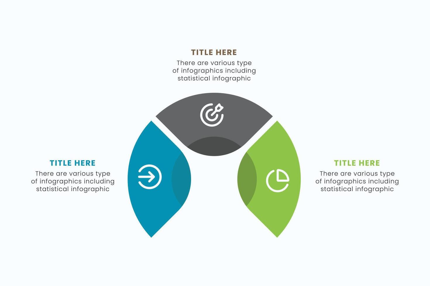 Vector circle Infographic design template with icons, Can be used for process diagrams, presentations, and workflow layout.