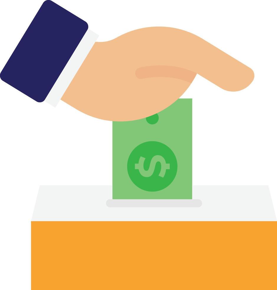 Donation Money Finance vector