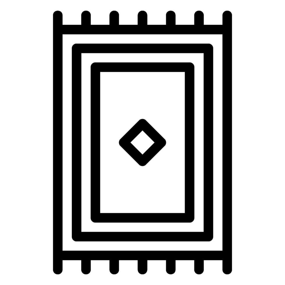 carpet line icon vector