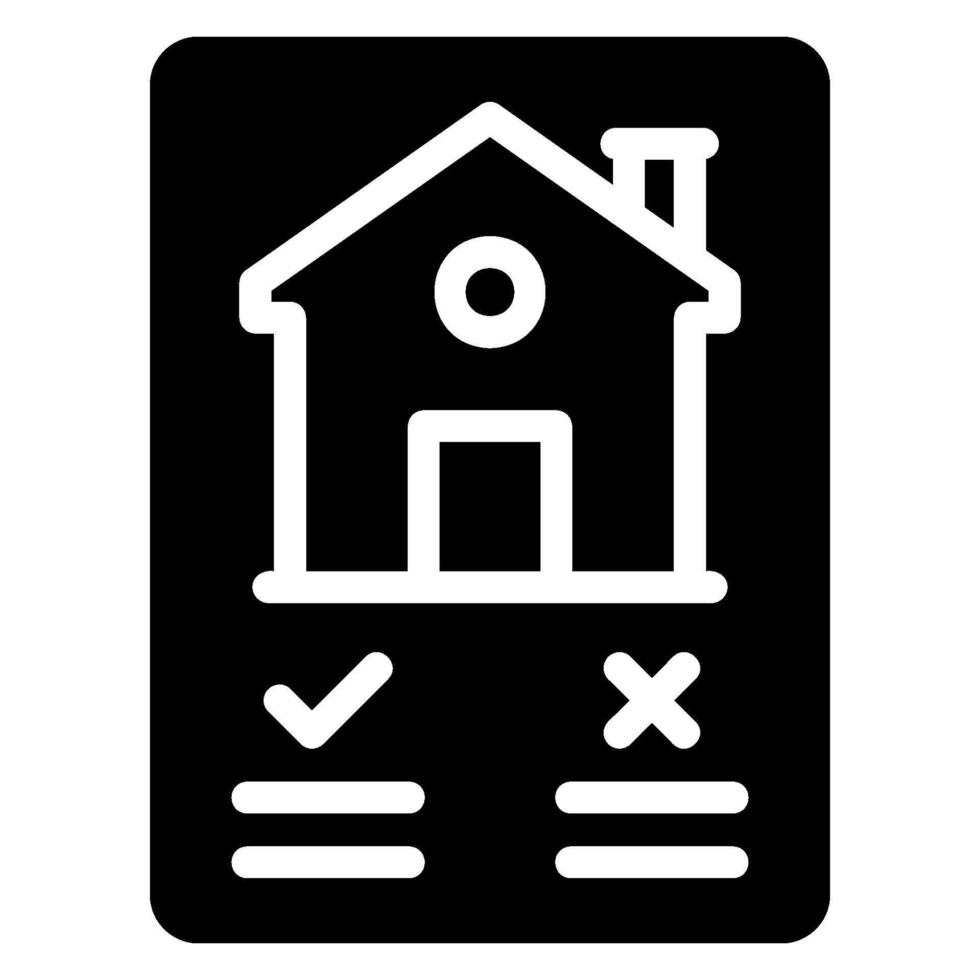 house rules glyph icon vector