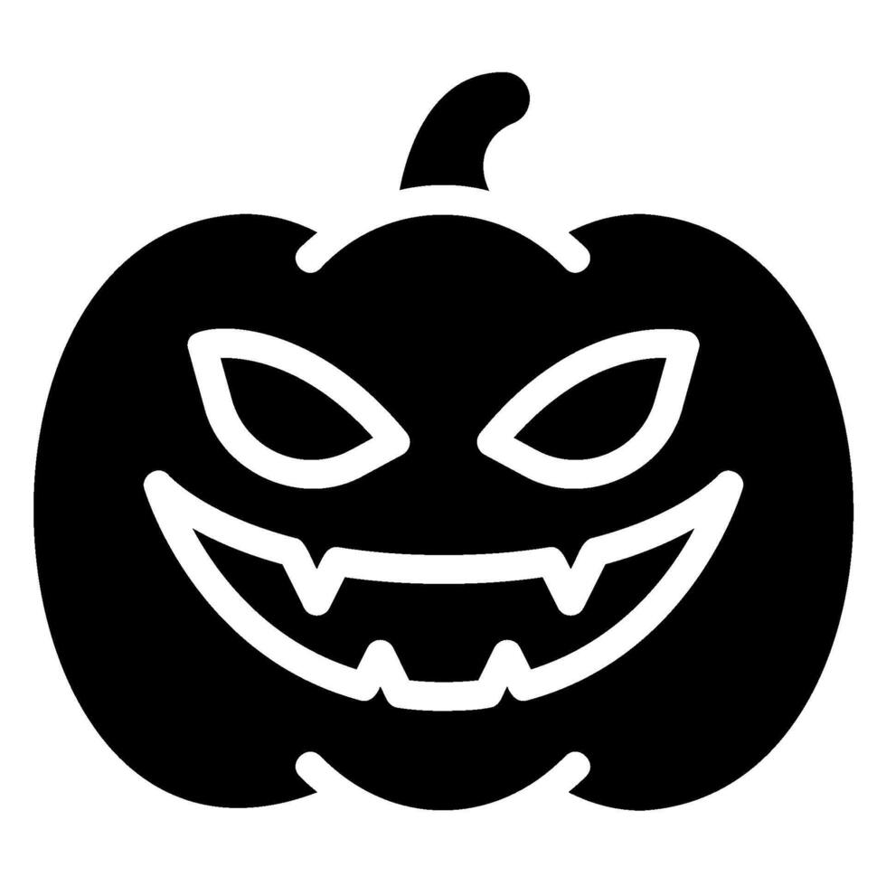 devil glyph icon vector