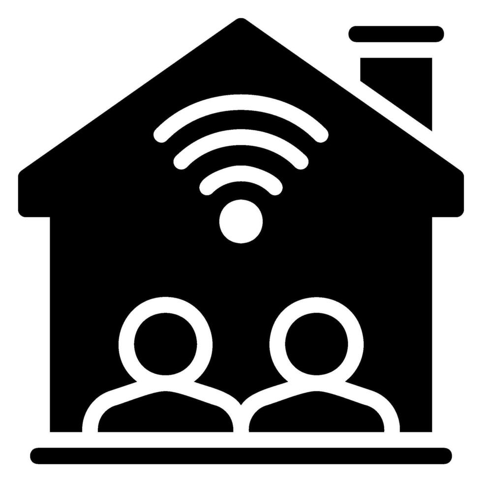 wifi glyph icon vector