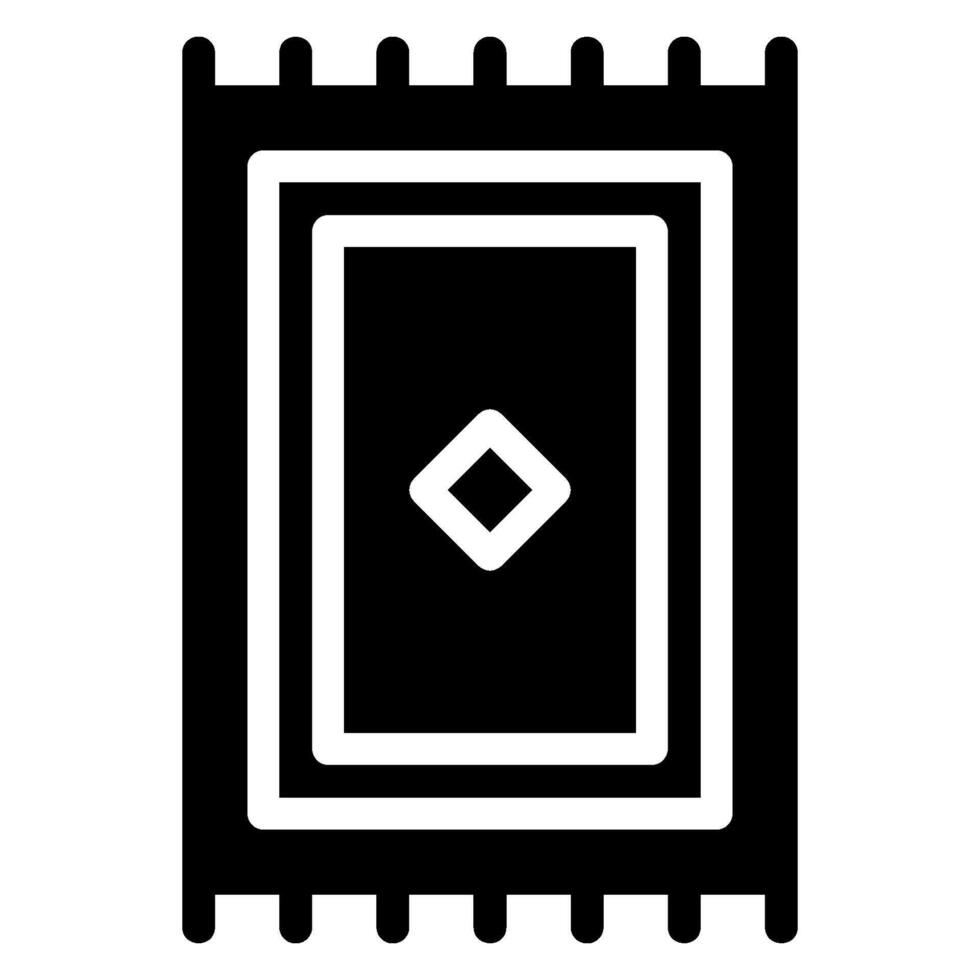 carpet glyph icon vector