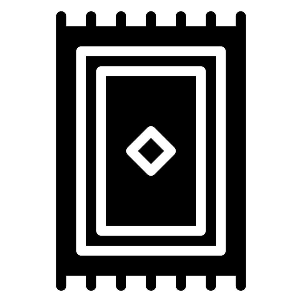 carpet glyph icon vector