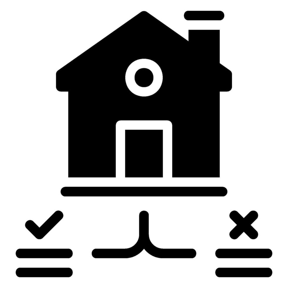 house rules glyph icon vector
