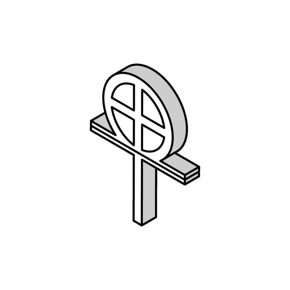 gnosticism religion isometric icon vector illustration