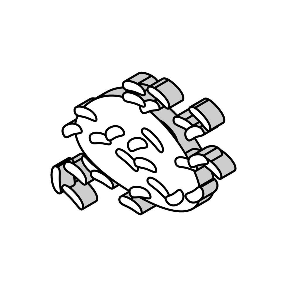 jasmine rice isometric icon vector illustration