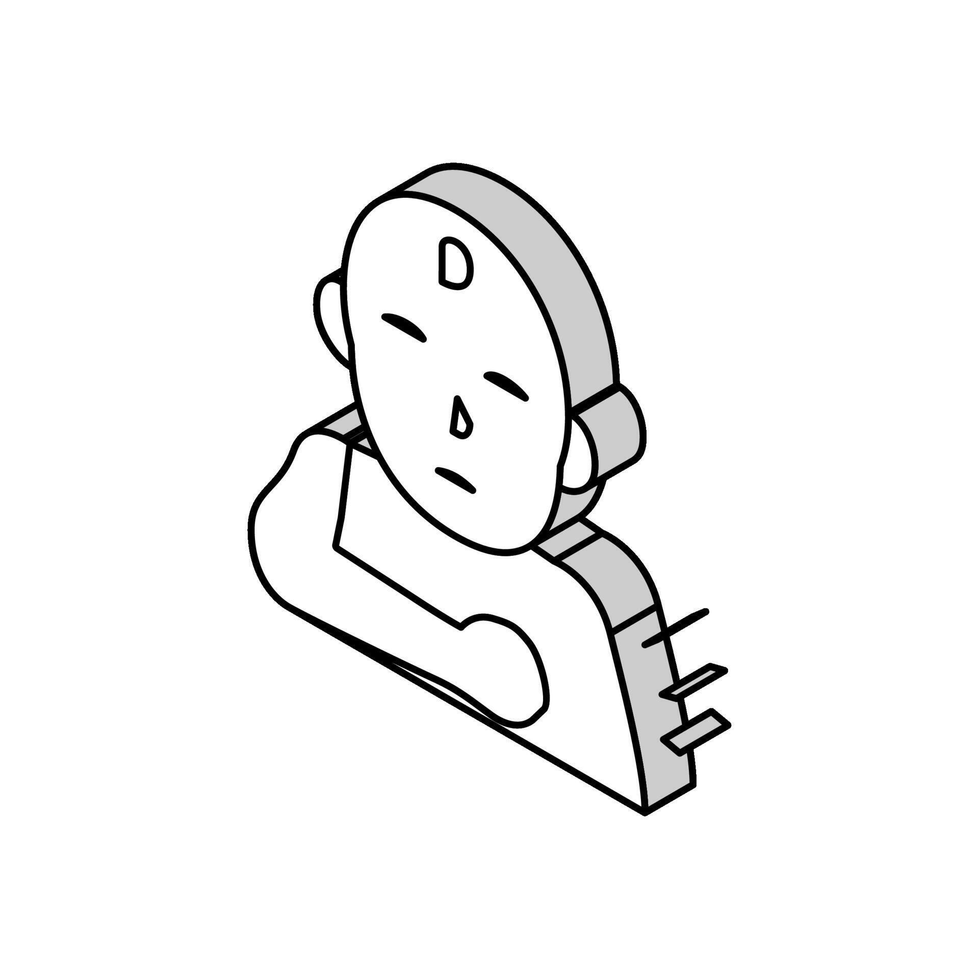 scratch reflex isometric icon vector illustration 39352573 Vector Art