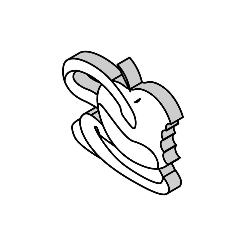 sin pray isometric icon vector illustration