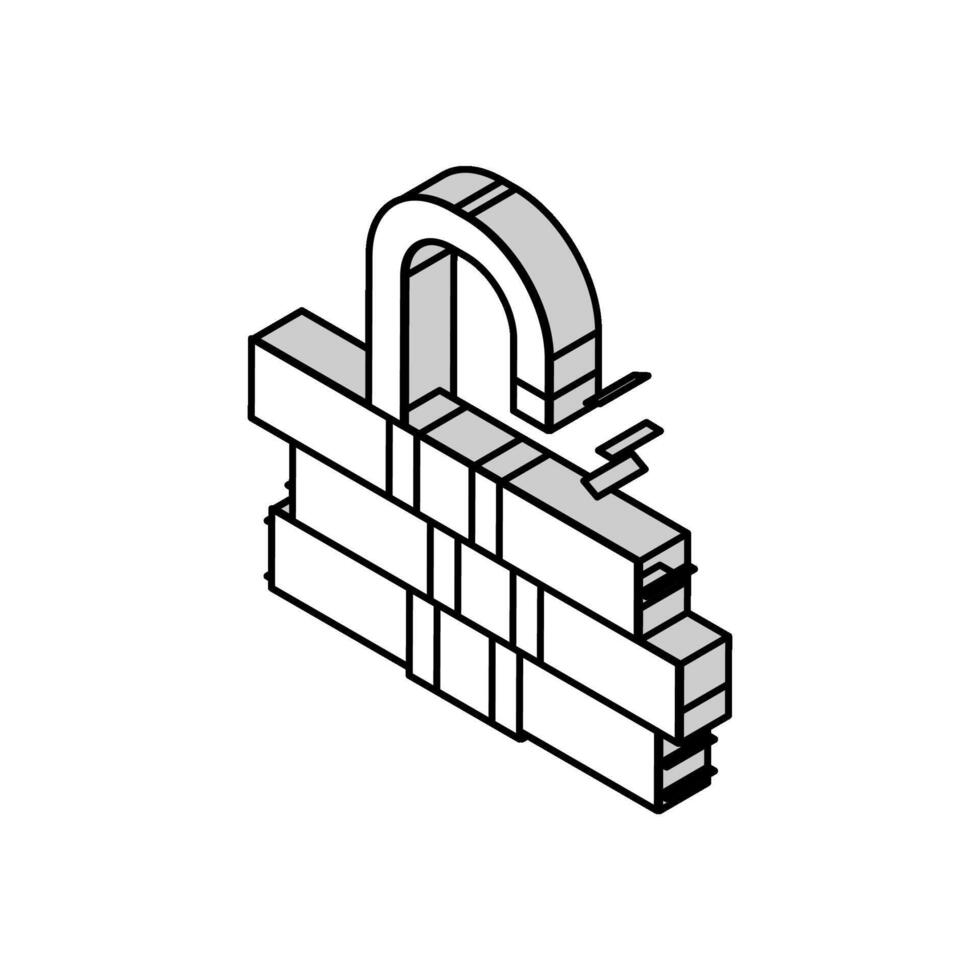 independence financial freedom money isometric icon vector illustration