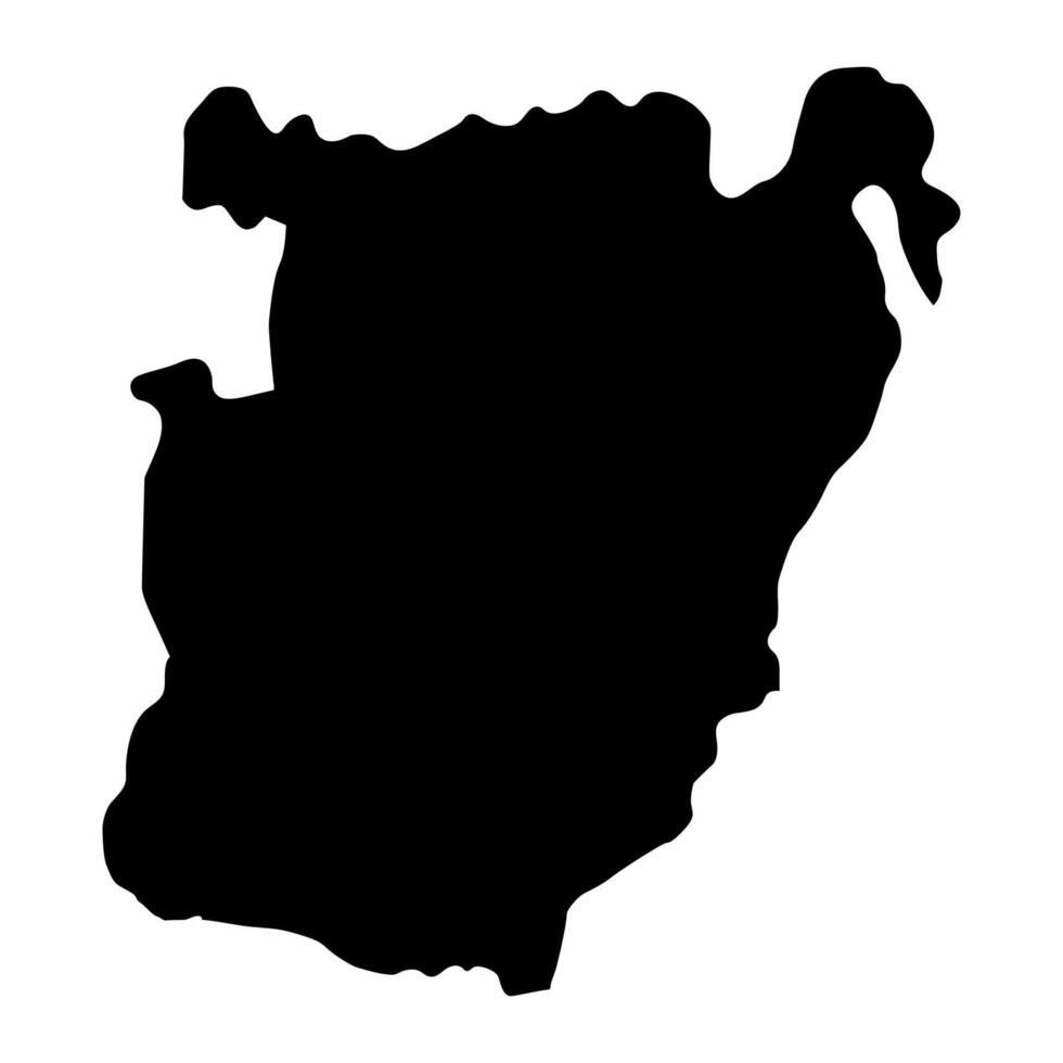 Central Ethiopia Regional State map, administrative division of Ethiopia. Vector illustration.