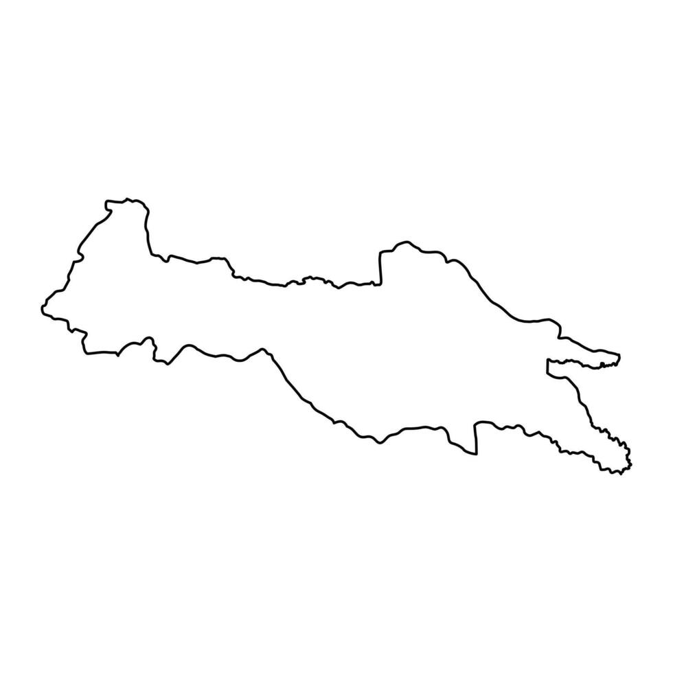 sucumbíos provincia mapa, administrativo división de Ecuador. vector ilustración.