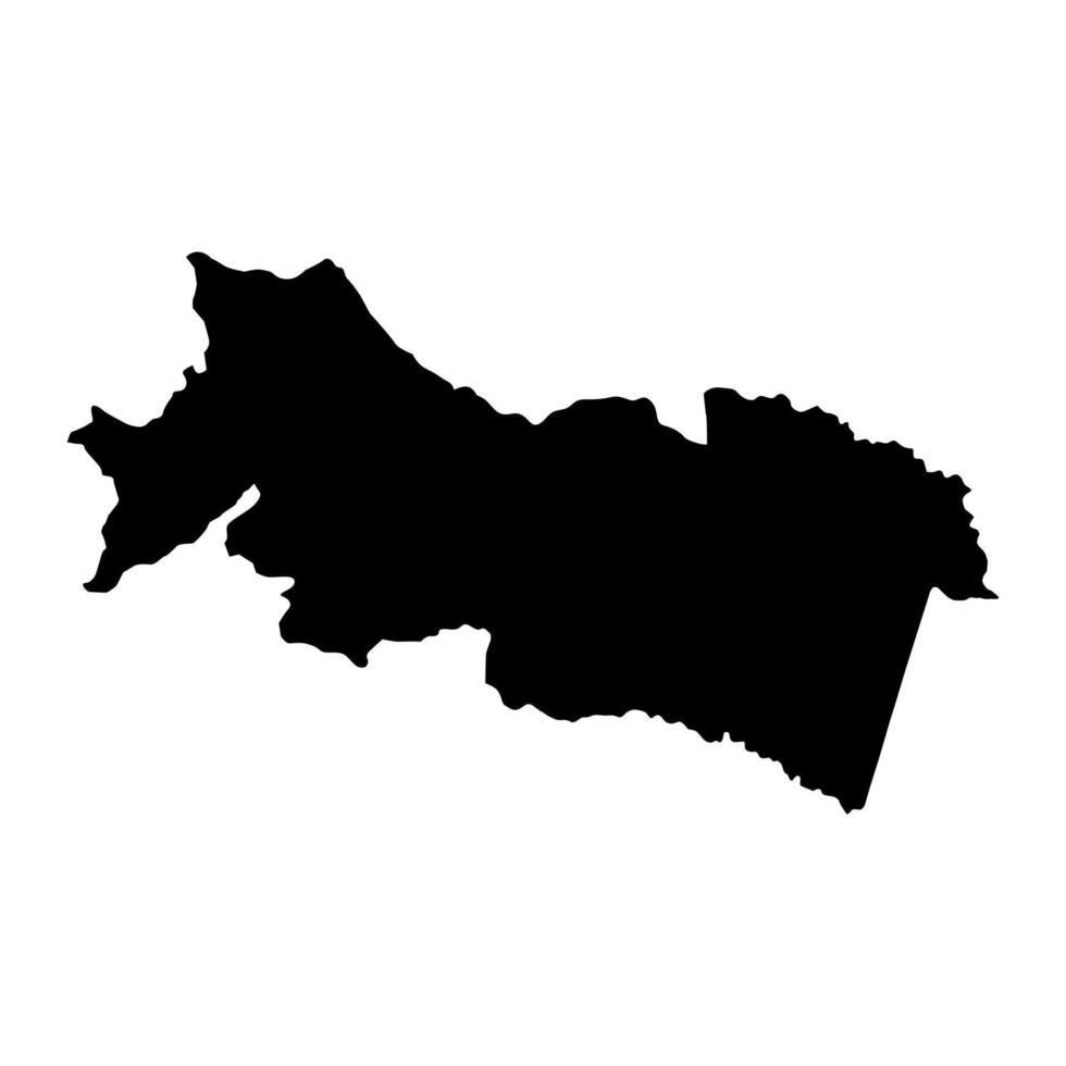 Orellana Province map, administrative division of Ecuador. Vector illustration.