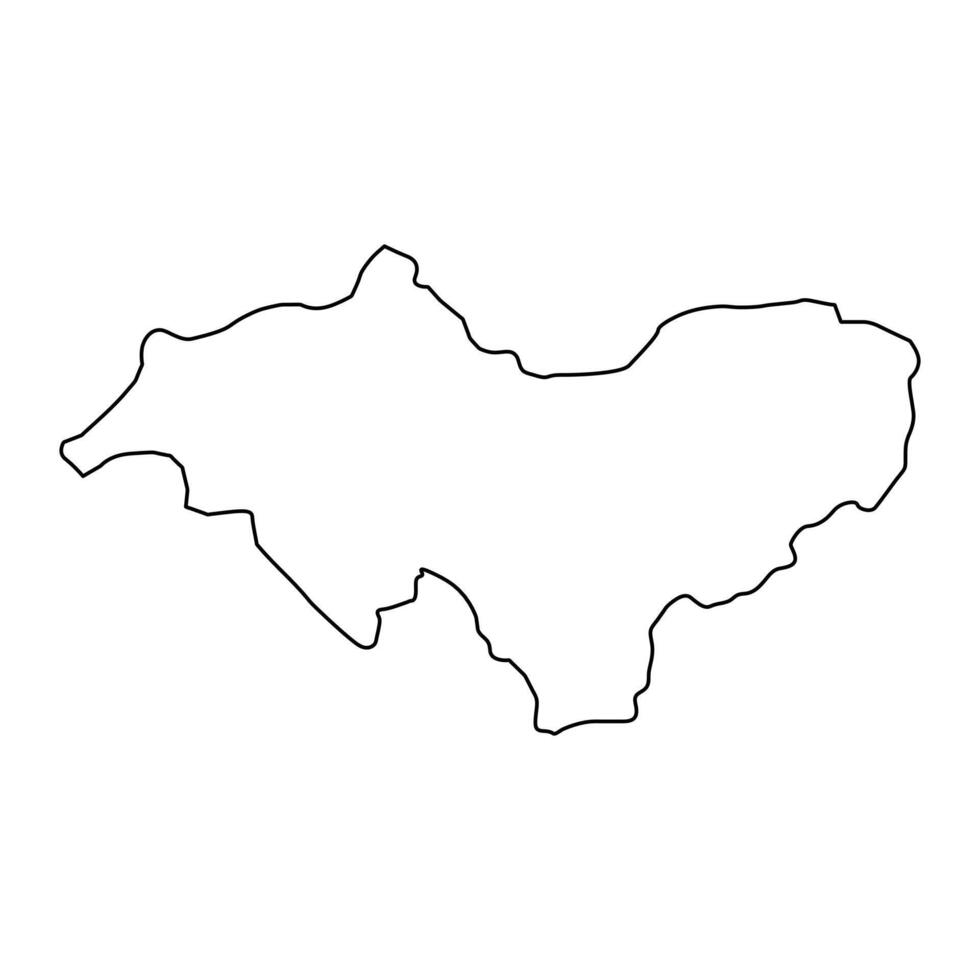 Canar Province map, administrative division of Ecuador. Vector illustration.