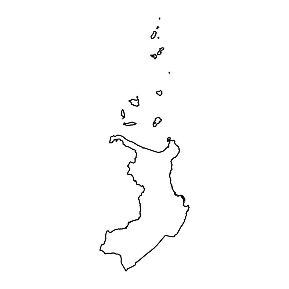 cagayán Valle región mapa, administrativo división de filipinas vector ilustración.