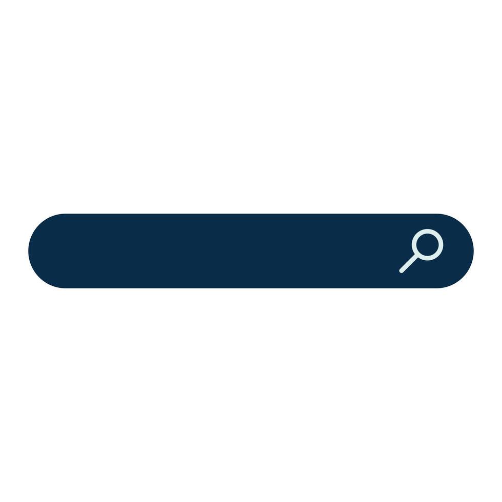 a blue button with a magnifying glass on it vector