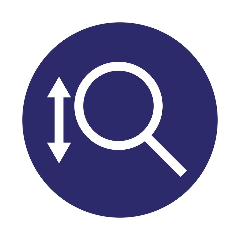 a blue circle with an arrow pointing to the right vector