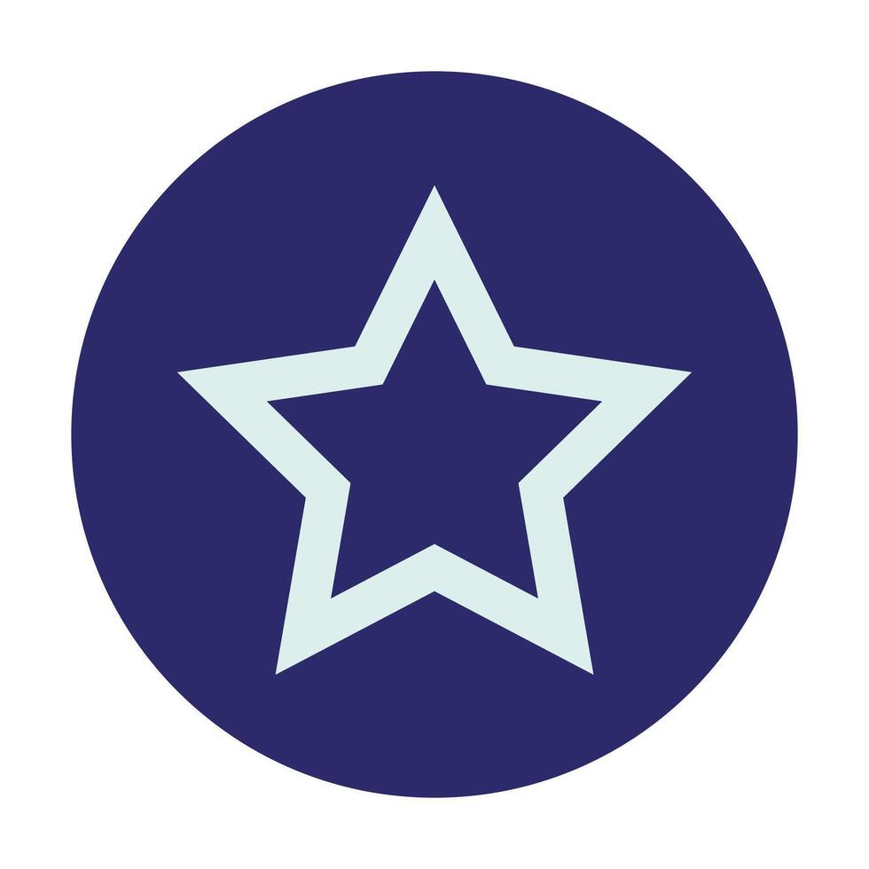 a blue star icon on a white background vector