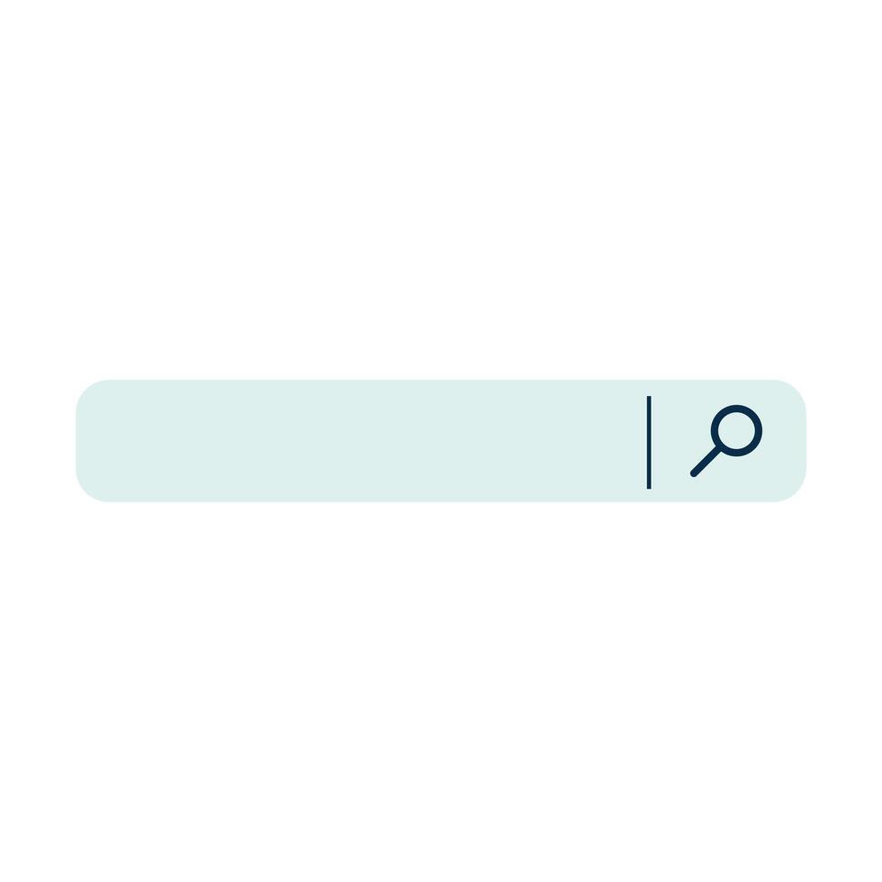 a blue button with a magnifying glass on it vector