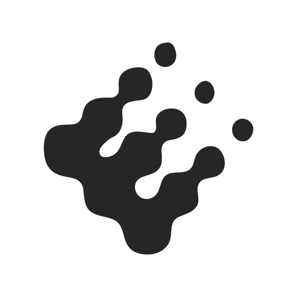Hand drawn Printing raster dots vector illustration