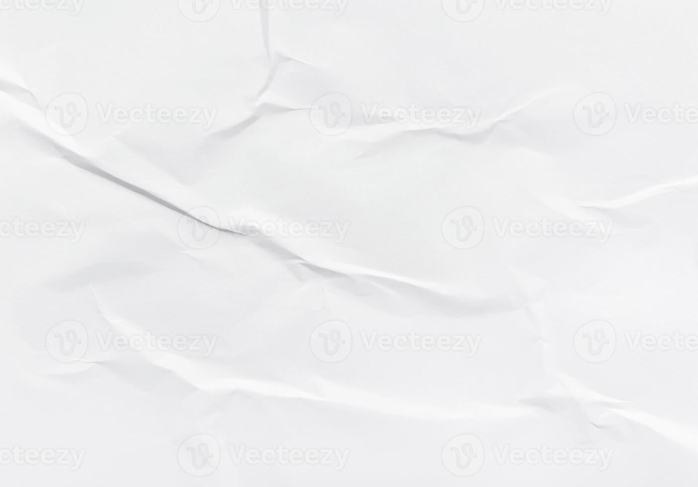 White Crumpled Paper Background photo