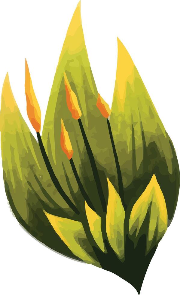 hoja, planta, naturaleza, flor, árbol, hojas, loto, rama, primavera, vector, follaje, de cerca, ilustración, flora, hierba, verano, agua, tropical, crecimiento, jardín, símbolo, icono, diseño, decoración, Fresco vector