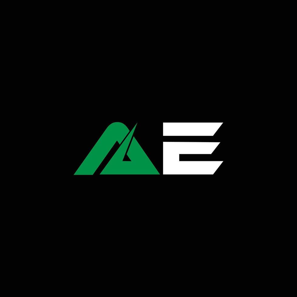 AE Creative logo And  Icon Design vector