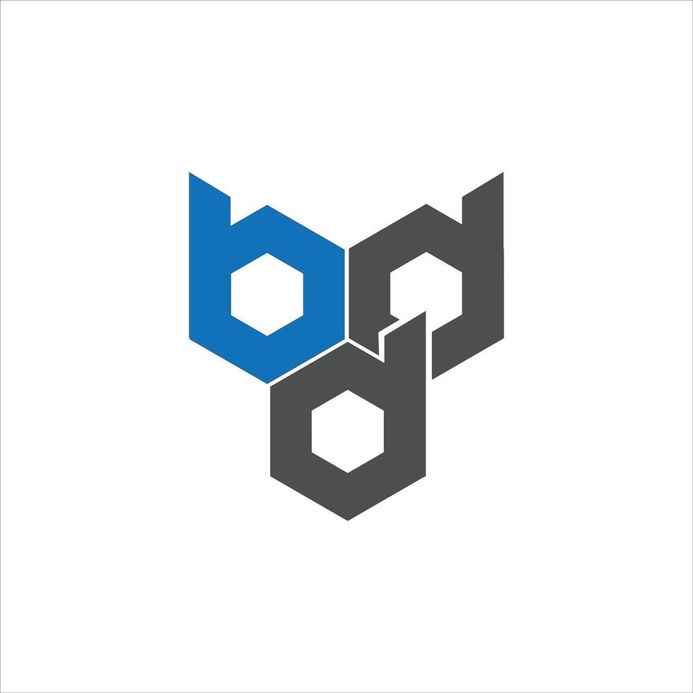 BDD Creative logo And  Icon Design vector