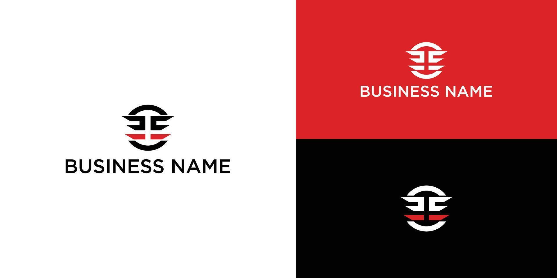 Initial letter e logo design vector