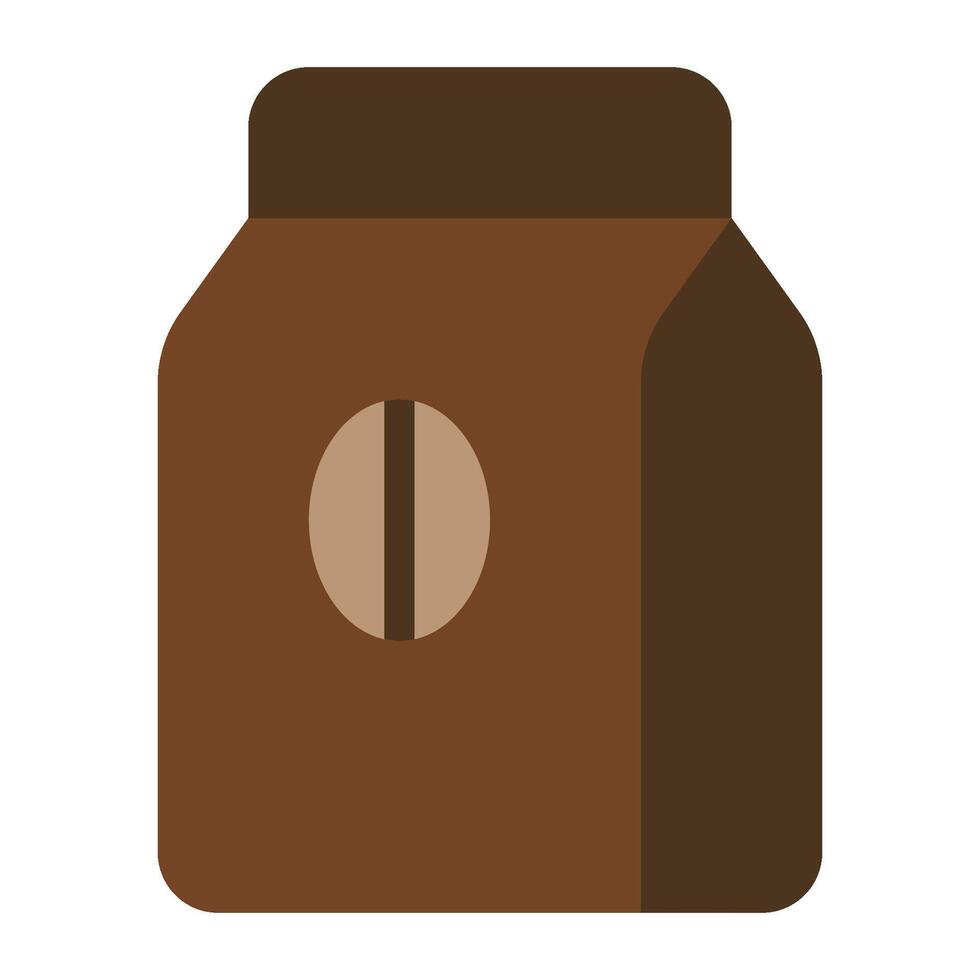 coffee pack icon vector
