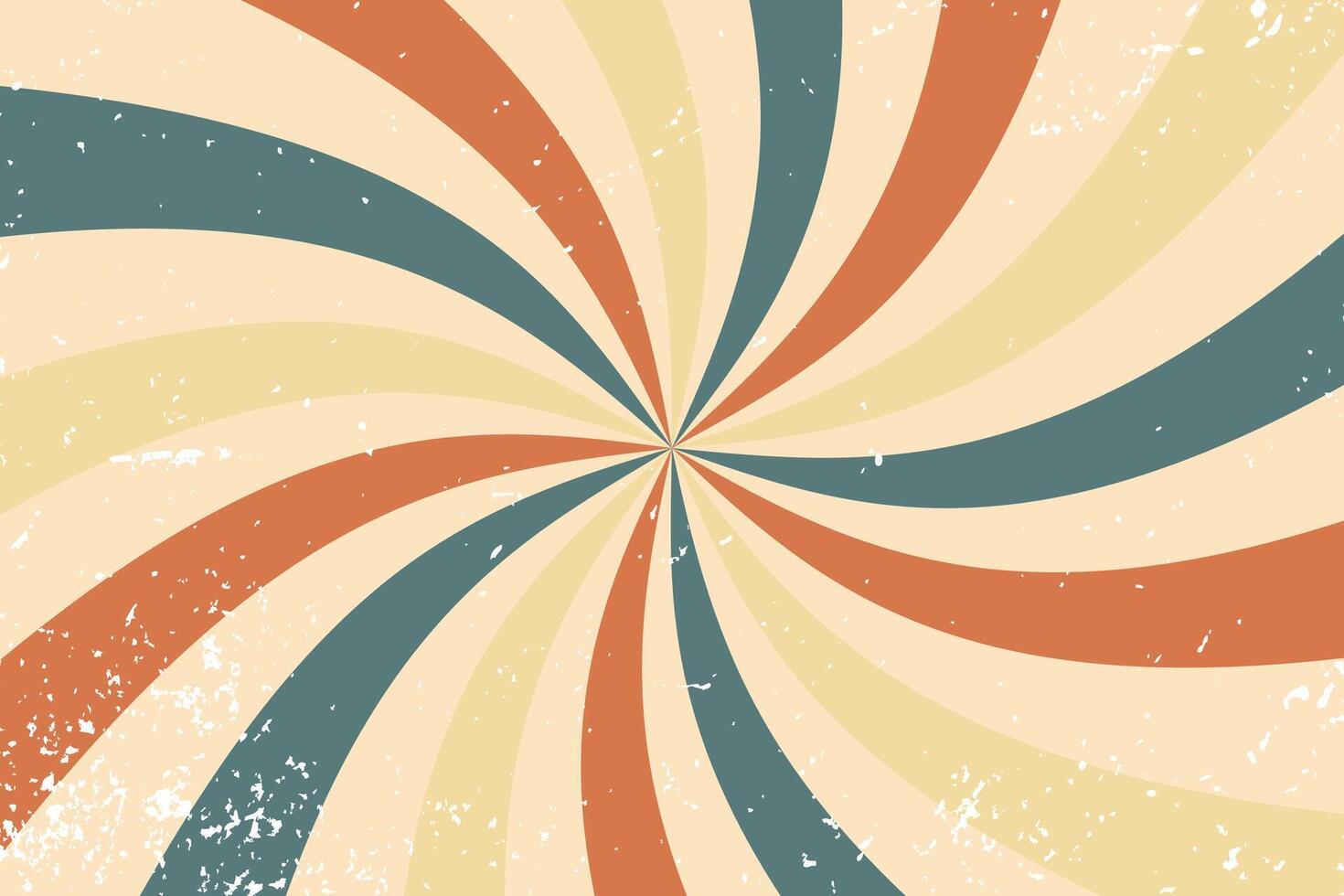 vintage sunburst retro 70's 80's abstract background vector