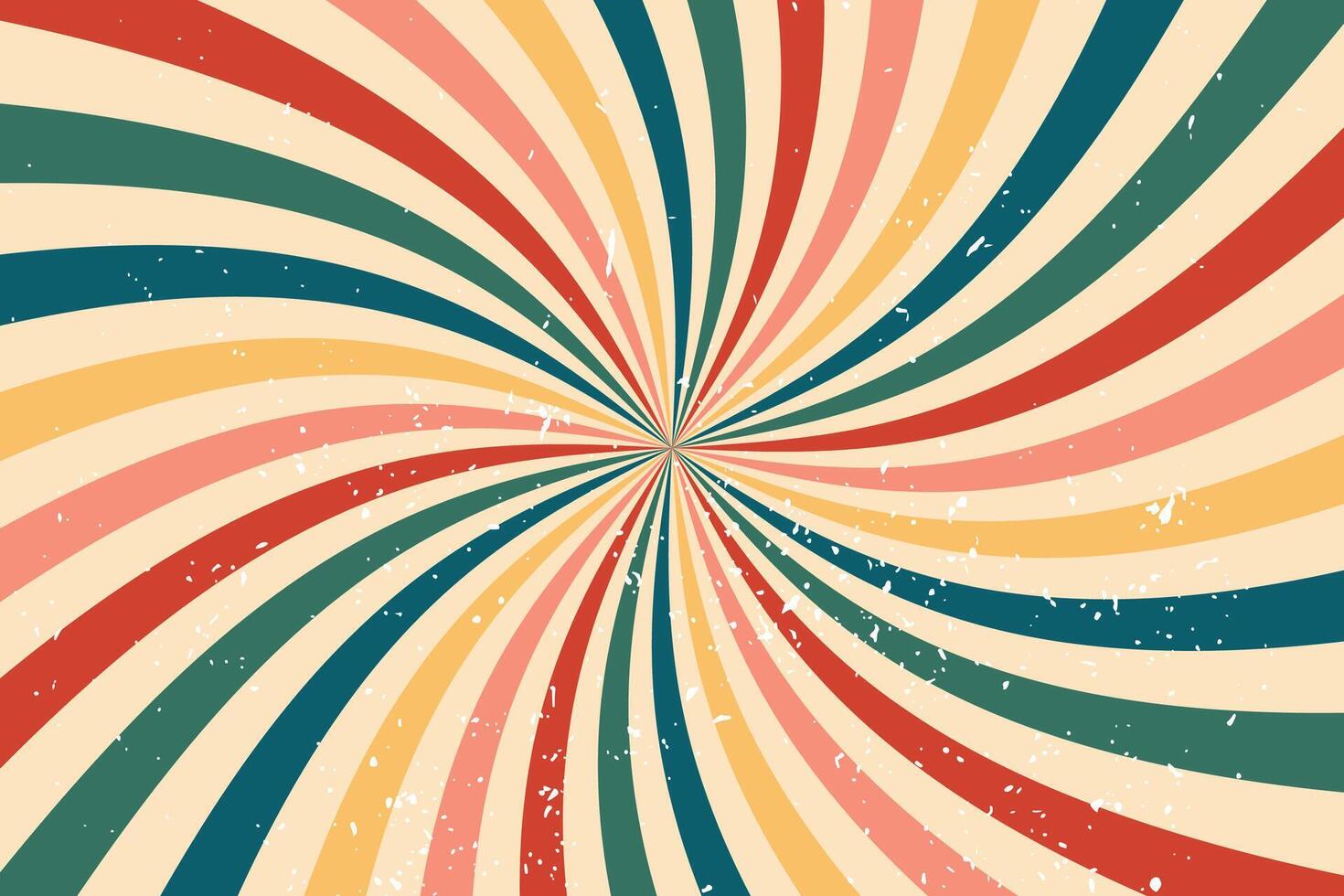 vintage retro sunburst background 70's 80's abstract background vector