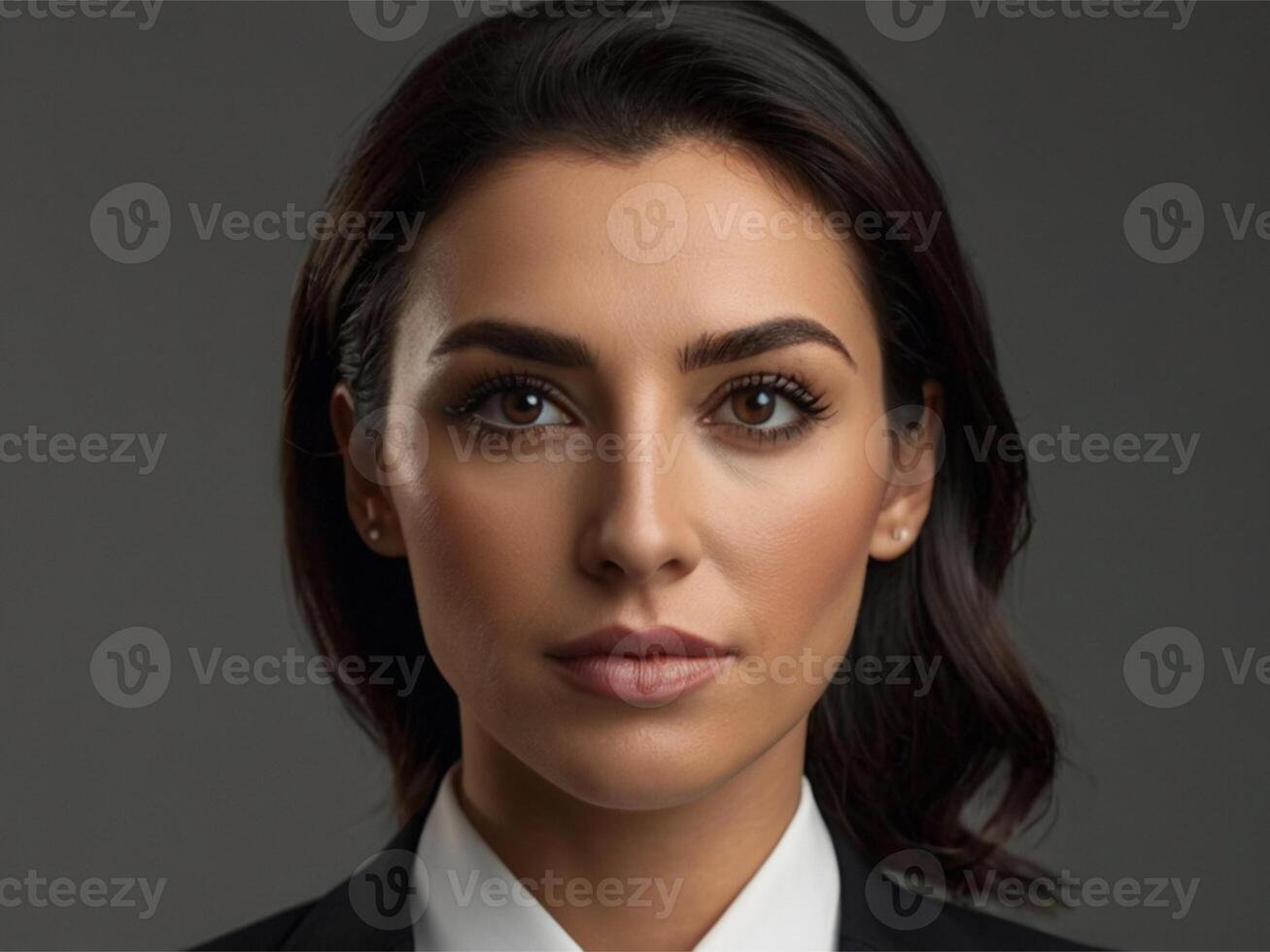 AI generated Business Woman Smile photo