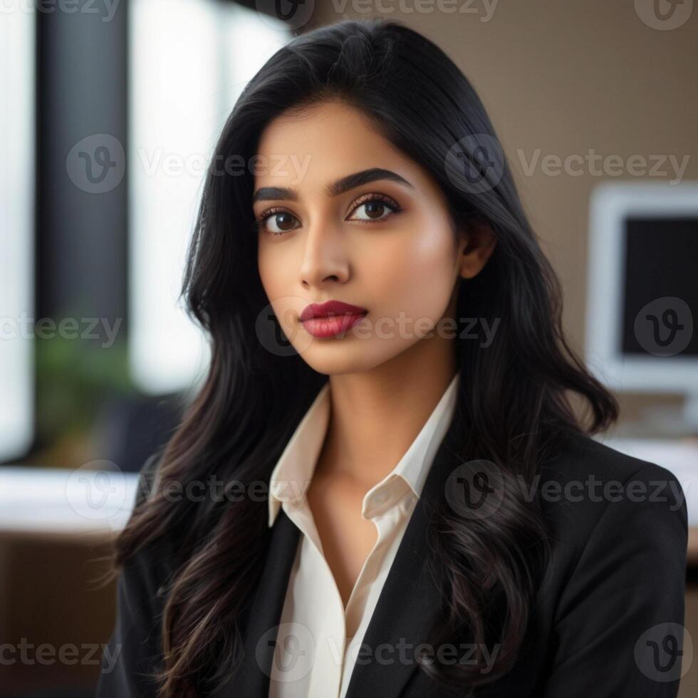 AI generated Business Woman Potrait photo