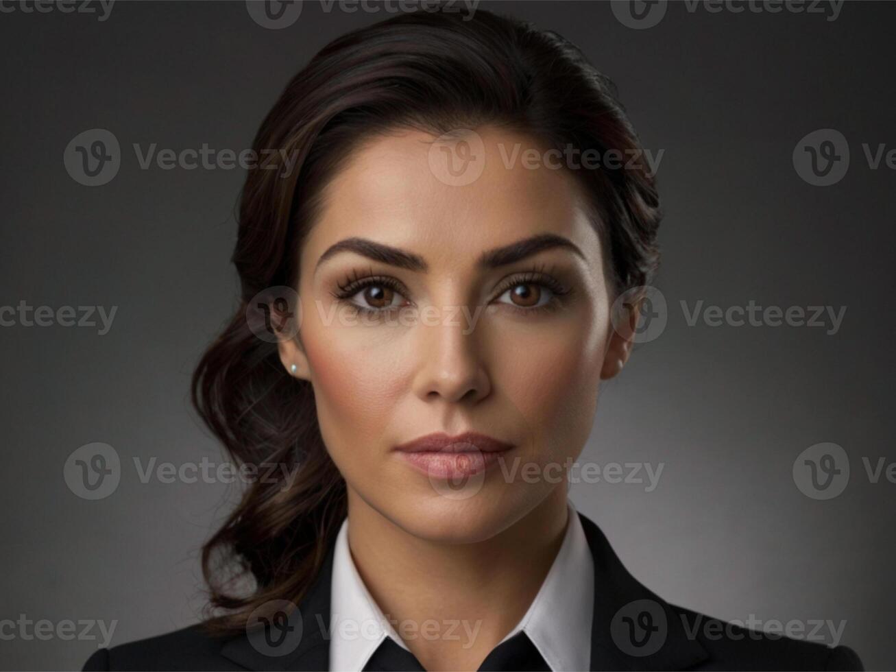 AI generated Business Woman Smile photo