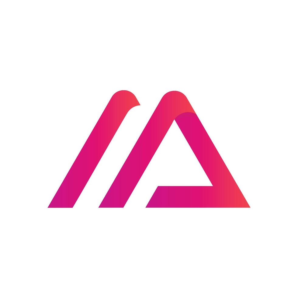 Modern logo Design Template. Abstract AA logo design template vector