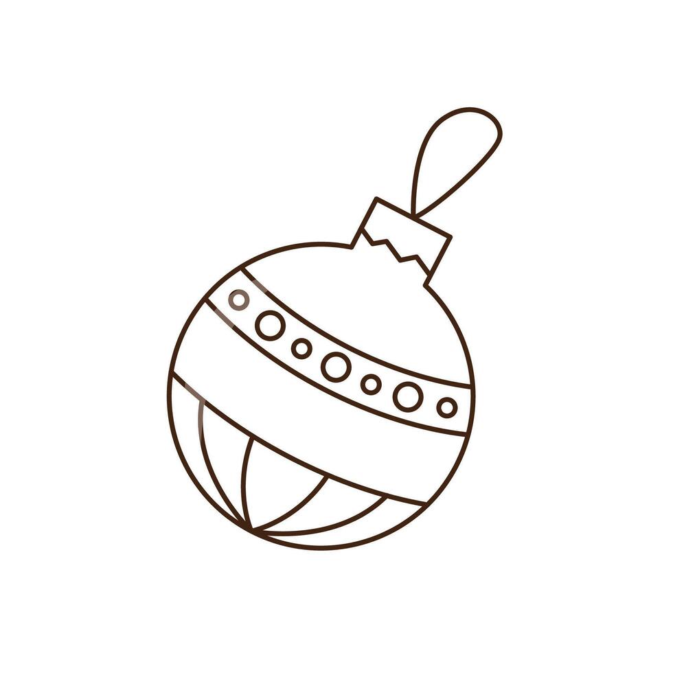 Decoration Ball Christmas Tree vector