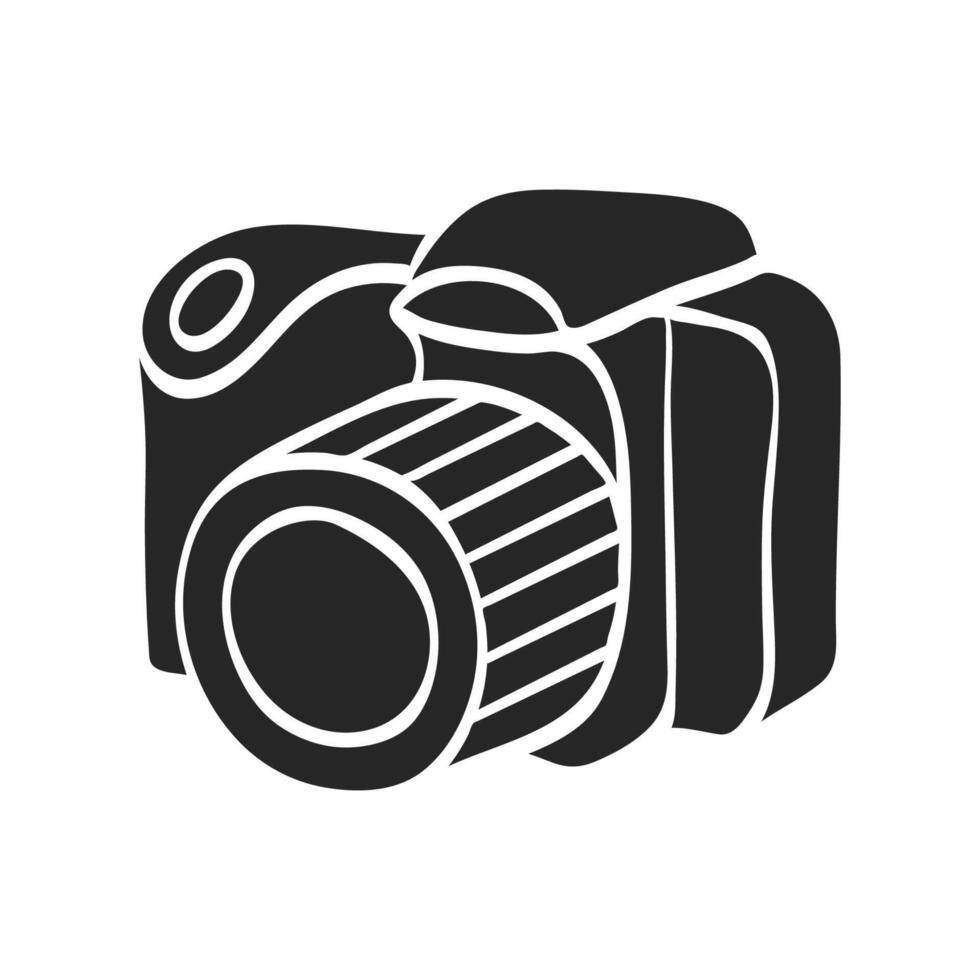 Hand drawn Camera vector illustration