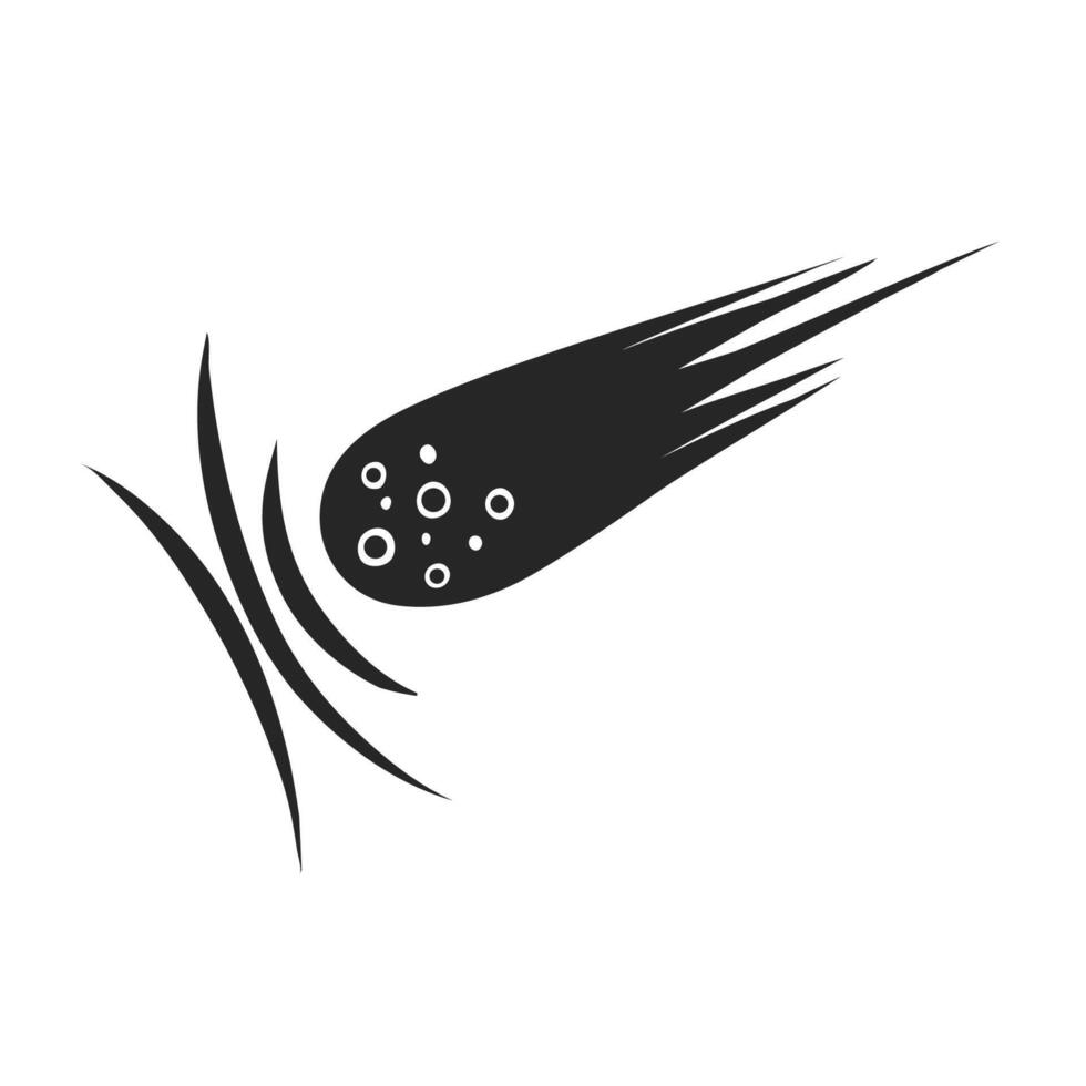 Hand drawn Comet vector illustration